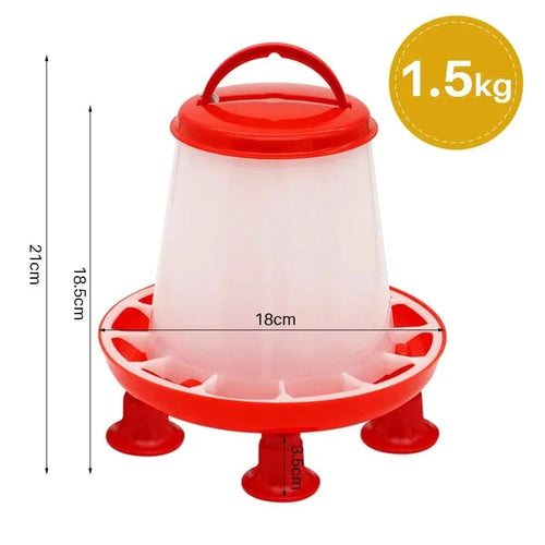 Chicken Feeder & Waterer Set (1.5kg / 3L Options)