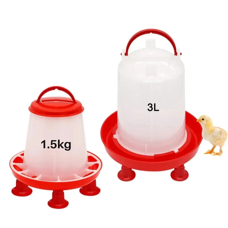 Chicken Feeder & Waterer Set (1.5kg / 3L Options)