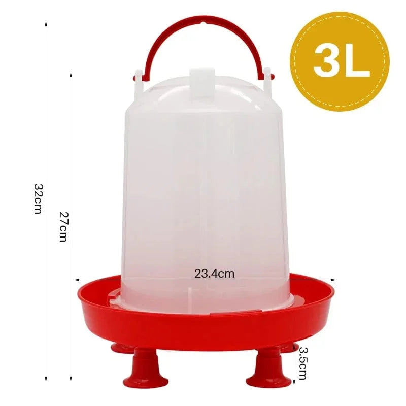 Chicken Feeder & Waterer Set (1.5kg / 3L Options)